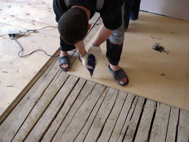Подготовка деревянного пола к укладке плитки