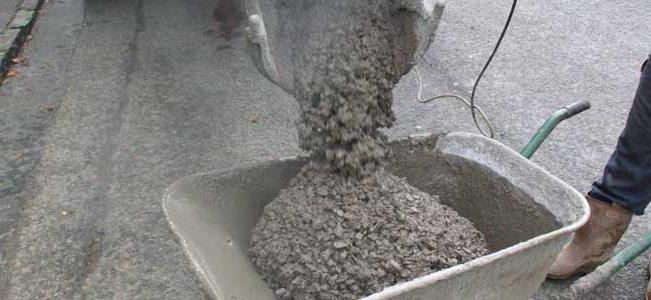 Пропорция цемента и песка для бетона
