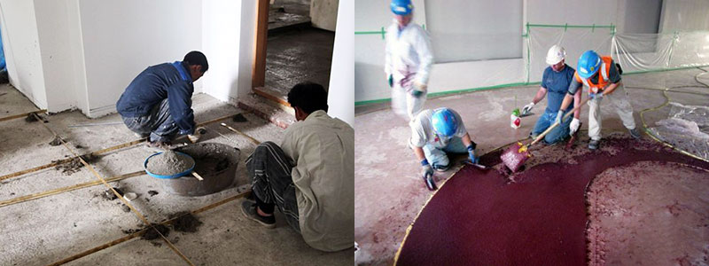 Как заливать бетонную поверхность с добавками крошки мрамора