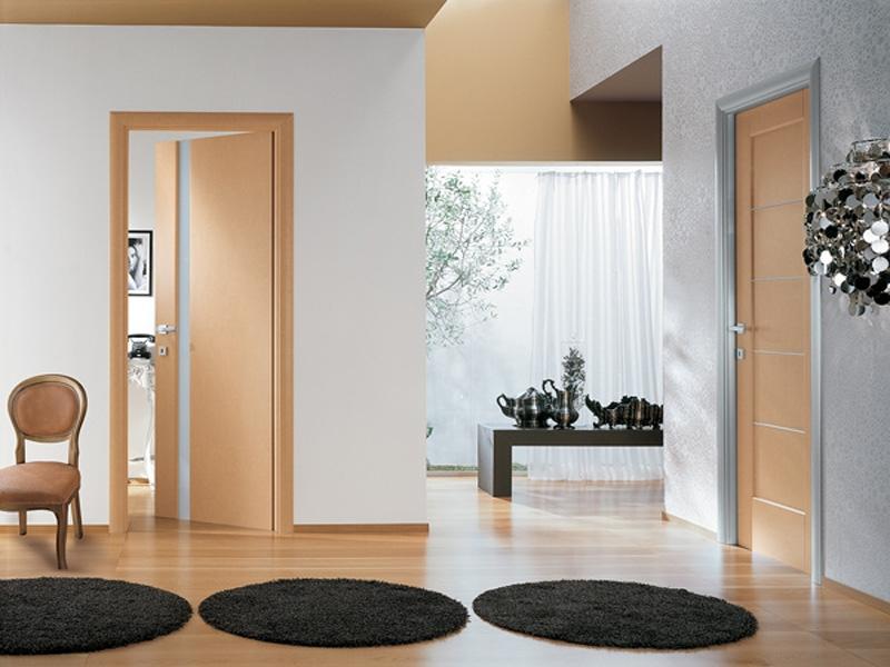 Наиболее популярными цветами межкомнатных дверей являются бежевый и коричневый 