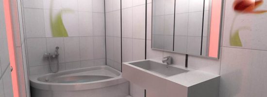 Керамическая плитка в ванной
