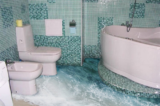 Ванная комната: дизайн пола