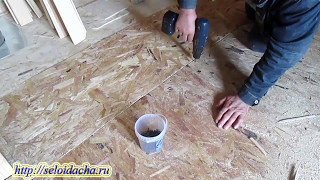 Выравнивание полов плитами ОСП. Как выровнять деревянный пол под ламинат своими руками.