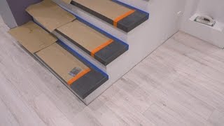 Качественный монтаж деревянных ступеней на бетонное основание!